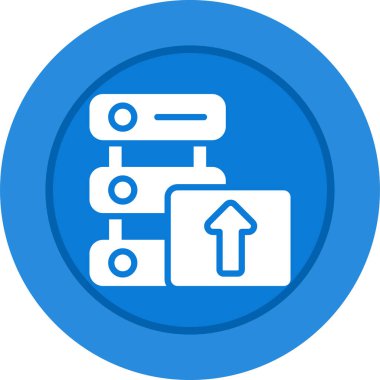 Web simge vektör çizim upload