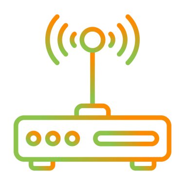 wifi simgesi, basit vektör illüstrasyonu 