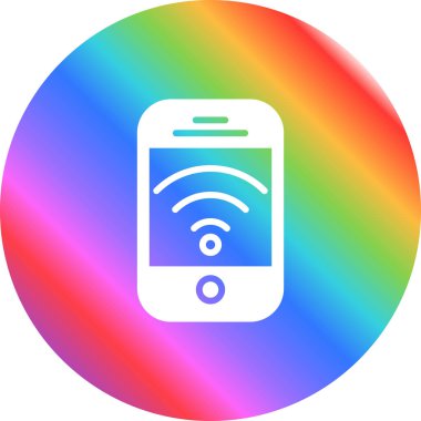 Kablosuz Bağlantı, Wi-Fi sinyal vektör simgesi