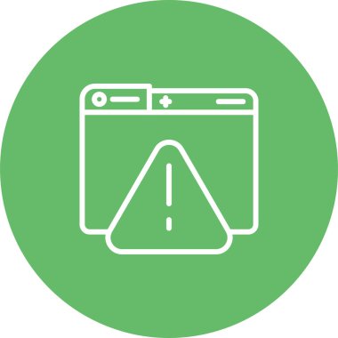 uyarı işareti basit illüstrasyon