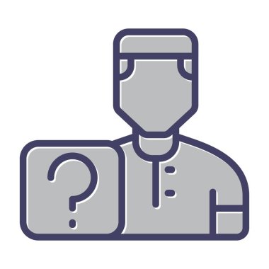 user icon, vector illustration simple design