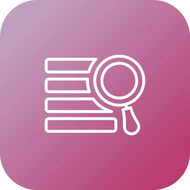 Arama simgesi vektör illüstrasyonu 