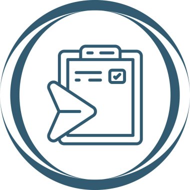 posta simgesi, vektör illüstrasyonu basit tasarım gönder