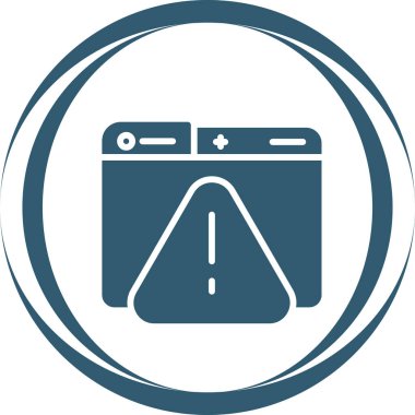 uyarı işareti basit illüstrasyon