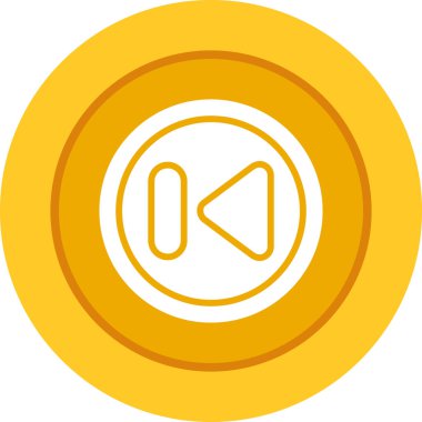 vektör ağ simgesi Önceki Parça Düğmesi 