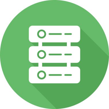 Web Sunucusu simgesi vektör illüstrasyonu 