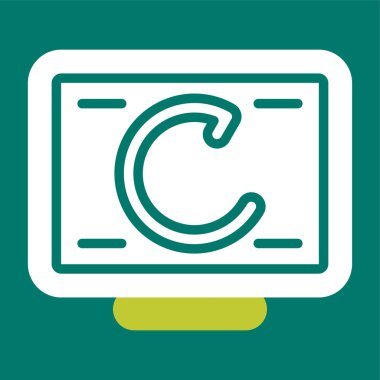  dönüm web simgesi vektör illüstrasyonu 