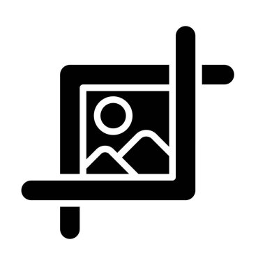  Resim simgesi. Grafiğin vektör illüstrasyonu