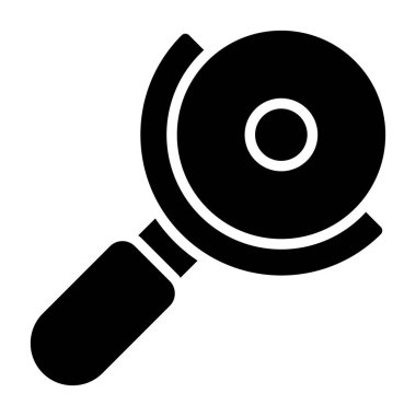 Açı öğütücü ağ ikonu vektör çizimi