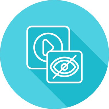 Özel. Web simgesi basit illüstrasyon