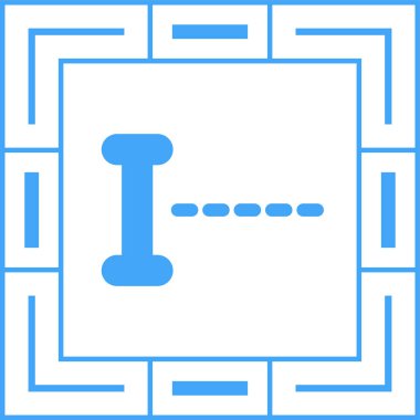 Tip simgesinin basit web illüstrasyonu