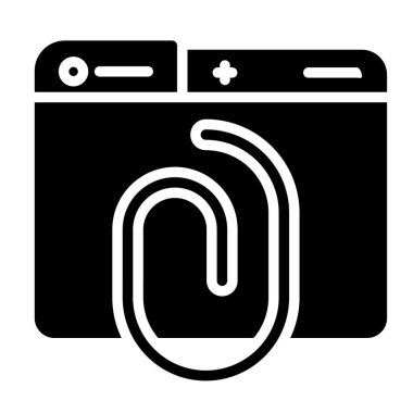 Eklenti simgesi web basit illüstrasyon