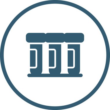 tüp simgelerinin vektör illüstrasyonu