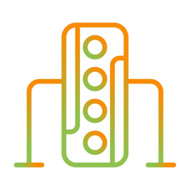 İstemci Sunucu Web simgesi vektör çizimi