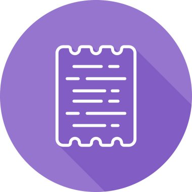 kağıt simgesi, vektör illüstrasyonu basit tasarım