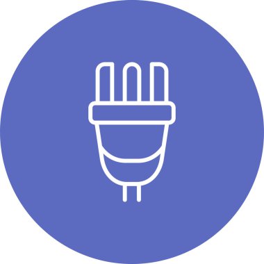 elektrik prizi simgesi. Web illüstrasyonu