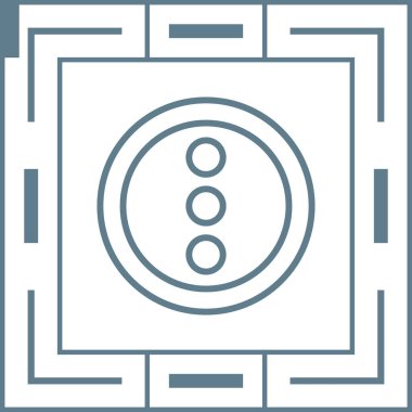 Beyaz arkaplanda menü düğmesi simgesi 