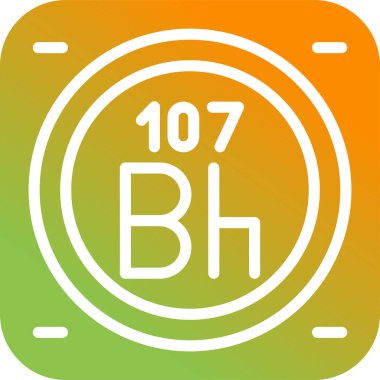 Metal kimyasal elementin web illüstrasyonu