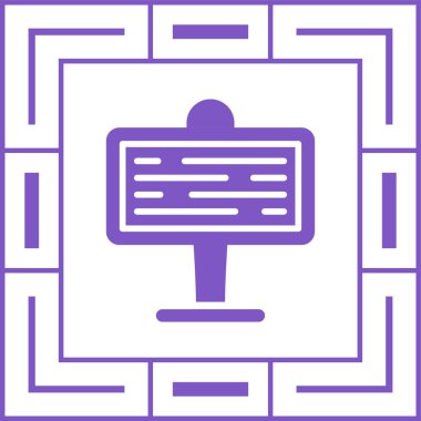 Tabela tahtası. Web simgesi vektör illüstrasyonu