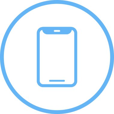 akıllı telefon web simgesi vektör çizimi 