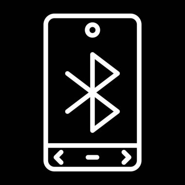 bluetooth web simge vektör çizim