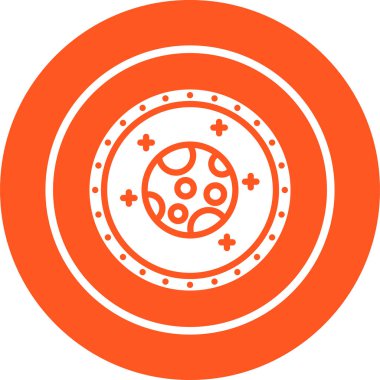 Lomboz. Web basit simgesi illüstrasyonu