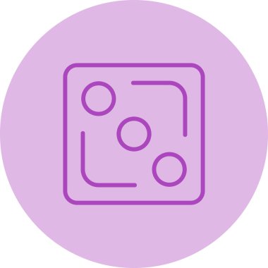 zar simgesinin vektör illüstrasyonu