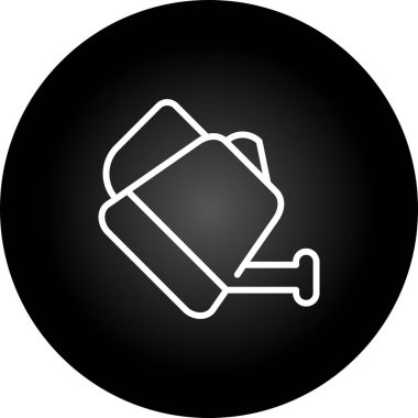 Sulama kutusu simgesinin vektör illüstrasyonu