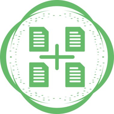 Dosya yönetimi simgesi, vektör illüstrasyonu