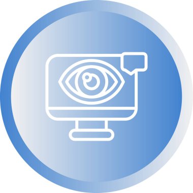 Görsel Tasarım Web simgesi vektör illüstrasyonu