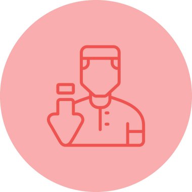 user icon, vector illustration simple design