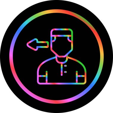 user icon, vector illustration simple design