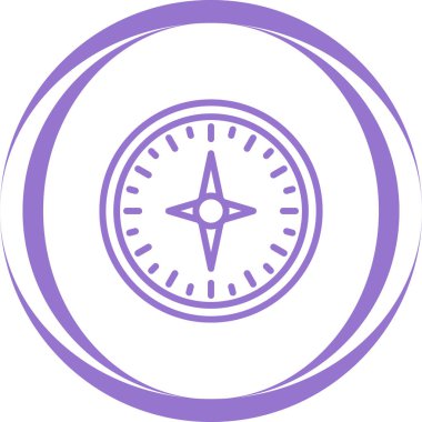 pusula simgesi web basit illüstrasyon