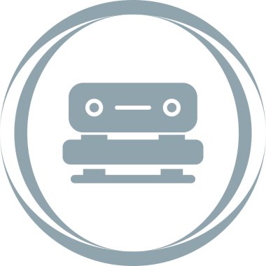 bank simgesi, vektör illüstrasyonu basit tasarım