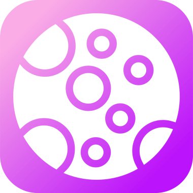 Ay ağ simgesinin vektör illüstrasyonu