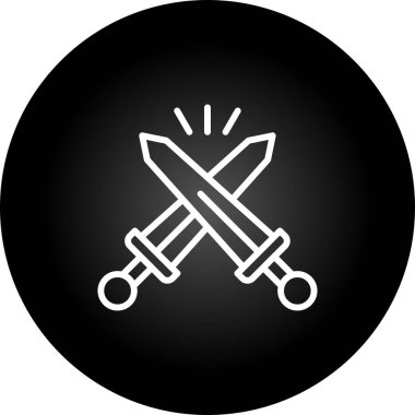 Eylem Oyunu simgesi, vektör illüstrasyonu basit tasarım