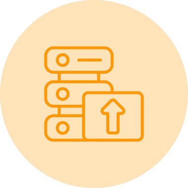 Web simge vektör çizim upload