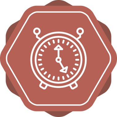 Zamanlayıcı. Web simgesi basit illüstrasyon