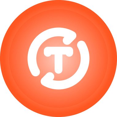 Bir harf simgesinin vektör illüstrasyonu 