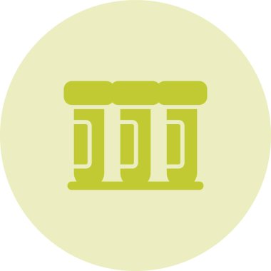 tüp simgelerinin vektör illüstrasyonu