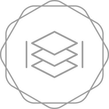 Katman simgesinin web illüstrasyonu
