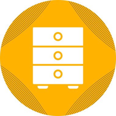 Dolap simgesi dosyası basit illüstrasyon
