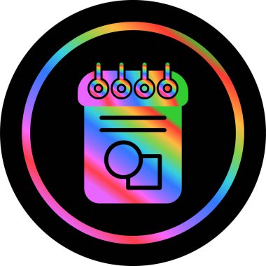 Üçgen cetvel web simgesi, basit vektör illüstrasyonu