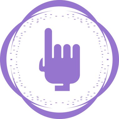 el simgesi, vektör illüstrasyonu basit tasarım