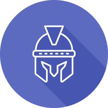  Kask simgesi vektör illüstrasyonu 