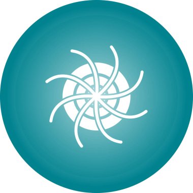 Kara delik. Web simgesi basit illüstrasyon