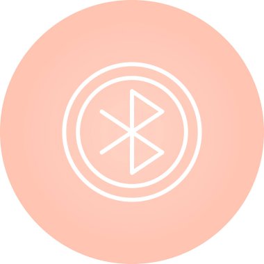 bluetooth web simge vektör çizim