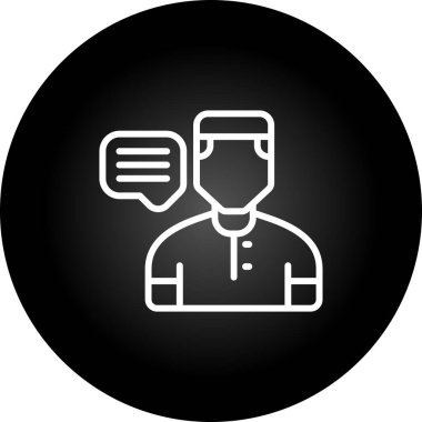 user icon, vector illustration simple design