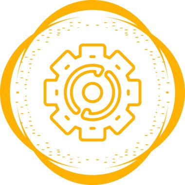 Yenile. Web simgesi basit illüstrasyon