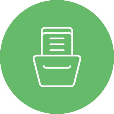 Depolama web simgesi, basit vektör illüstrasyonuName 